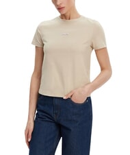 CALVIN KLEIN PLACED INSTITUTIONAL Kurzarm-T-Shirt grau - T-Shirts und Tops f&uuml;r Damen - 1