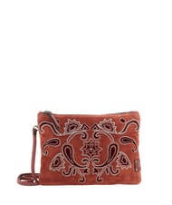 GABS BEYONCE Clutch mit Schulterriemen aus Leder Terrakotta - Damentaschen - 1