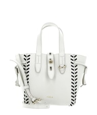 FURLA NET Mini-Handtasche mit Schulterriemen Marshmallow + schwarz - Damentaschen - 1