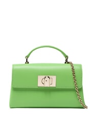 FURLA 1927 Mini-Ledertasche mit Schultergurt Wasabi - Damentaschen - 1