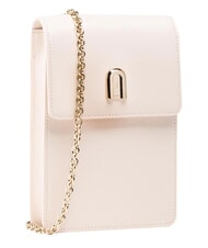 FURLA 1927 Vertikale Mini-Umh&auml;ngetasche aus Ares-Leder PERGAMENT - Damentaschen - 1