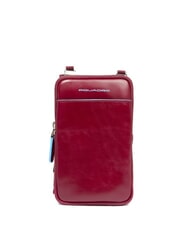 PIQUADRO CAMPIONARIO - BLUE SQUARE H&auml;ngende Geldb&ouml;rse ROT - Brieftaschen Herren - 1