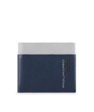PIQUADRO URBAN Ledergeldb&ouml;rse BLAU GRAU - Brieftaschen Herren - 1