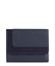 PIQUADRO  FEELS Mittlere Brieftasche Blau - Brieftaschen Damen - 1