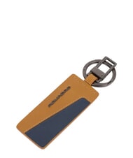 PIQUADRO HAKONE Schl&uuml;sselanh&auml;nger mit Lederanh&auml;nger Leder / blau - Schl&uuml;sselanh&auml;nger und Schl&uuml;sseletuis - 1