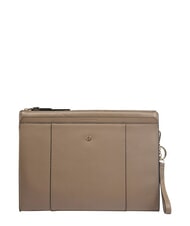 PIQUADRO CIRCLE Lederclutch Taubengrau - Damentaschen - 1