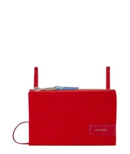 PIQUADRO PQ-RY Clutch aus recyceltem Stoff ROT - Damentaschen - 1