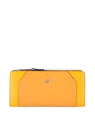 PIQUADRO MUSE Geldb&ouml;rse mit M&uuml;nzfach, aus Leder Gelb - Brieftaschen Damen - 1