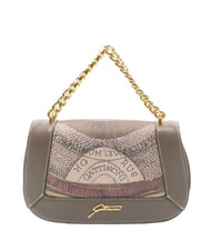 GATTINONI PLANETARIUM Kleine Handtasche Wilde Aquarellfarbe/ Dunkeltaupe - Damentaschen - 1