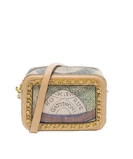 GATTINONI PLANETARIUM Mini-Schultertasche f&uuml;r Kameras Aquarell/Beige - Damentaschen - 1