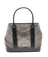 GATTINONI PLANETARIUM Handtasche mit Schulterriemen monochrom hellgrau/schwarz - Damentaschen - 1