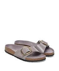 BIRKENSTOCK MADRID BIG BUCKLE Ledersandalen Hochgl&auml;nzendes, verblasstes Lila - Damenschuhe - 1