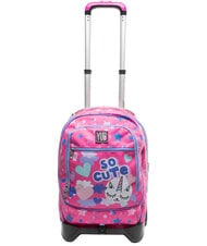 YUB HAYRIDE Rucksack mit Trolley fuchsiafluo - Rucks&auml;cke mit Trolleyfunktion - 1