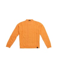 NORTH SAILS N|S Pullover mit Rundhalsausschnitt und Zopfmuster Orangengew&uuml;rz - Herrenpullover - 1