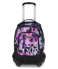 SEVEN BUZZY NOTE GIRL Trolley-Rucksack, geteilt und abnehmbar Zyklamin - Rucks&auml;cke mit Trolleyfunktion - 1