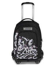 SEVEN PLUMPY LINE BOY Doppelrucksack mit Trolley Schwarz - Rucks&auml;cke mit Trolleyfunktion - 1
