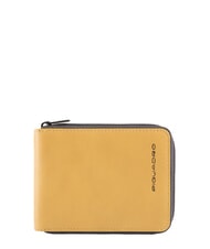 PIQUADRO ERMES Geldb&ouml;rse mit M&uuml;nzfach Gelb - Brieftaschen Herren - 1