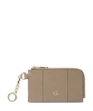 PIQUADRO CIRCLE Kartenetui mit M&uuml;nzfach Taubengrau - Brieftaschen Damen - 1