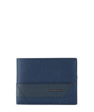 PIQUADRO TRAKAI Geldb&ouml;rse mit Dokumentenhalter Blau - Brieftaschen Herren - 1