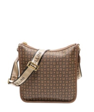 POLLINI HERITAGE Verstellbare Schultertasche braun / creme - Damentaschen - 1