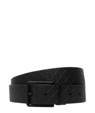 CALVIN KLEIN WARMTH BUCKLE Lederg&uuml;rtel schwarz/mattschwarz - G&uuml;rtel - 1