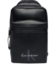 CALVIN KLEIN BOLD LOGO WEBBING Umh&auml;ngetasche auf Schwarz - Umh&auml;ngetaschen Herren - 1