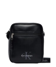 CALVIN KLEIN BOLD LOGO WEBBING Umh&auml;ngetasche auf Schwarz - Umh&auml;ngetaschen Herren - 1