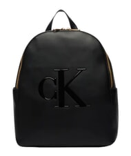 CALVIN KLEIN BOLD CK Laptop-Rucksack, einzelnes Fach auf Schwarz - Damentaschen - 1