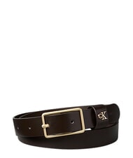 CALVIN KLEIN CLASSIC BUCKLE Lederg&uuml;rtel - G&uuml;rtel