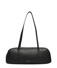 CALVIN KLEIN FOIL LOGO Schultertasche, Koffertasche schwarz/ger&ouml;stete Kokosnuss - Damentaschen - 1