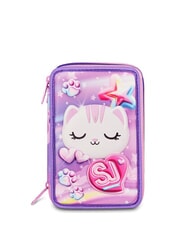 SJGANG GLOWCAT Federm&auml;ppchen mit Schulset zartes Flieder - Etuis und Zubeh&ouml;r - 1