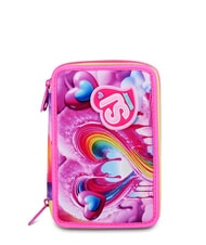 SJGANG JOYFUL PINS GIRL Federm&auml;ppchen mit Schulset fuchsiafluo - Etuis und Zubeh&ouml;r - 1