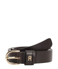 TOMMY HILFIGER ESSENTIAL EFFORTLESS Hergestellt in Italien Lederg&uuml;rtel - G&uuml;rtel
