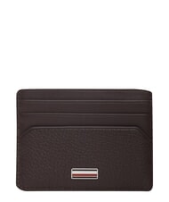 TOMMY HILFIGER TH CENTRAL Kreditkartenetui aus Leder Kaffeebohnen - Brieftaschen Herren - 1