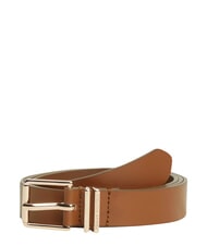 TOMMY HILFIGER TH SQUARE Lederg&uuml;rtel Cognac - G&uuml;rtel - 1