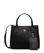 TOMMY HILFIGER TH ICON Handtasche mit Schulterriemen Schwarz - Damentaschen - 1