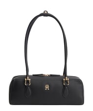 TOMMY HILFIGER TH GRACE Schultertasche, genarbt Schwarz - Damentaschen - 1