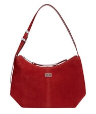 TOMMY HILFIGER TJW SLOUCHY Schultertasche aus Wildleder Arizona Red - Damentaschen - 1