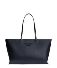 TOMMY HILFIGER TJW MUST XL-Schultertasche mit gepr&auml;gtem Logo Schwarz - Damentaschen - 1