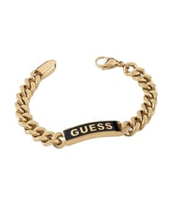 GUESS X POWER Armband aus verchromtem Stahl - Herrenarmb&auml;nder