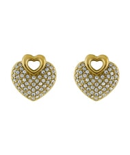GUESS CRAZY IN LOVE Stahlohrringe gelbes Gold - Ohrringe - 1
