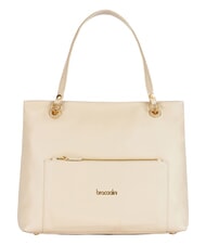 BRACCIALINI NORA Umh&auml;ngetasche aus Leder mit Tasche Beige - Damentaschen - 1