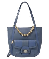 BRACCIALINI CHAIN Schultertasche mit Kette Blau - Damentaschen - 1