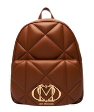 LOVE MOSCHINO EMBOSSED Rucksack mit Vordertasche - Damentaschen