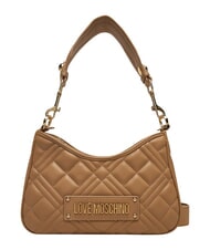 LOVE MOSCHINO QUILTED Tasche mit Doppelfunktion Beige - Damentaschen - 1