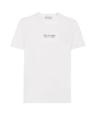 TRUSSARDI BASIC Kurz&auml;rmeliges Baumwoll-T-Shirt Wei&szlig; - Herren-T-Shirts - 1