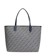 TOMMY HILFIGER TH ICON Schulter-Eink&auml;ufer blau mono - Damentaschen - 1