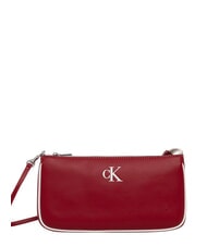 CALVIN KLEIN CONTRAST CK Umh&auml;ngetasche Bordeaux-Wein - Damentaschen - 1