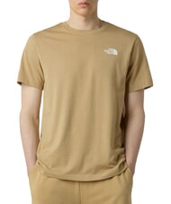 THE NORTH FACE EVOLUTION BOX Kurzarm-T-Shirt, 100 % Baumwolle Khaki-Stein - Herren-T-Shirts - 1