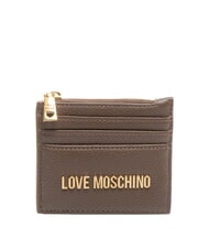 LOVE MOSCHINO SIGNATURE Kartenetui mit M&uuml;nzfach Ich f&uuml;rchte - Brieftaschen Damen - 1